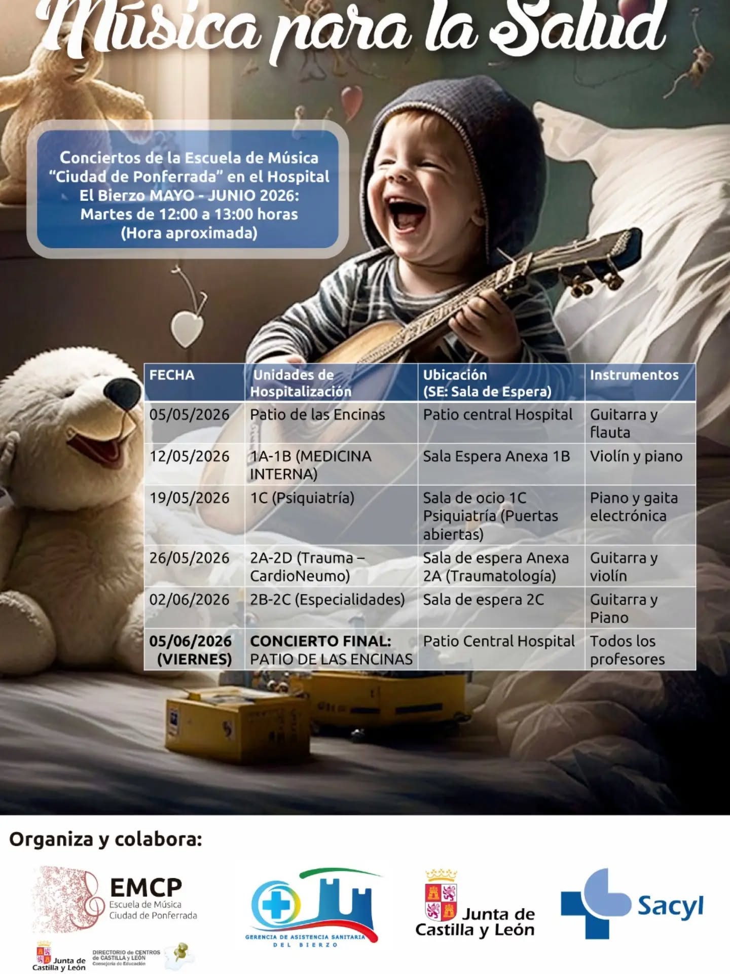 Música para la salud - EMCP Actividad Musical Dia Mundial Contra el Cáncer